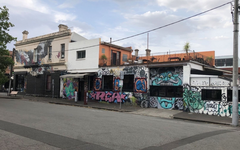 Fitzroy's streetscape.