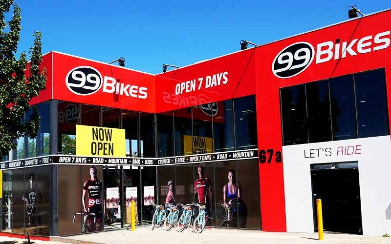 Shop until you drop. Credit image: https://www.99bikes.com.au/airport-west-bike-shop