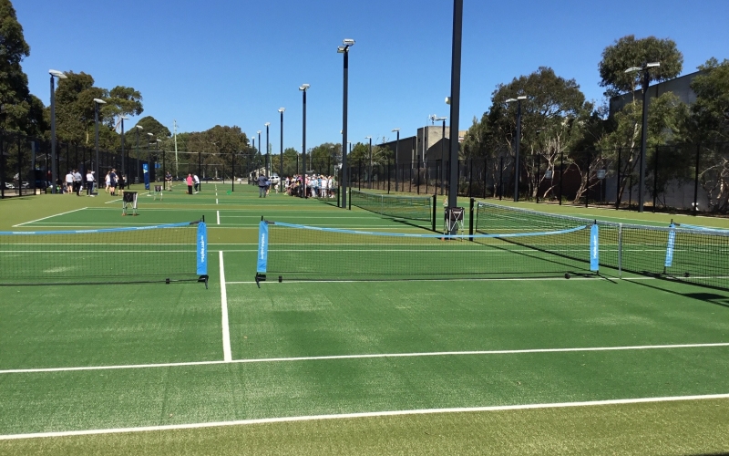 Caloola Reserve is another great place for family activities. Credit Image: https://www.2mhconsulting.com.au/projects/caloola-reserve-tennis-courts/