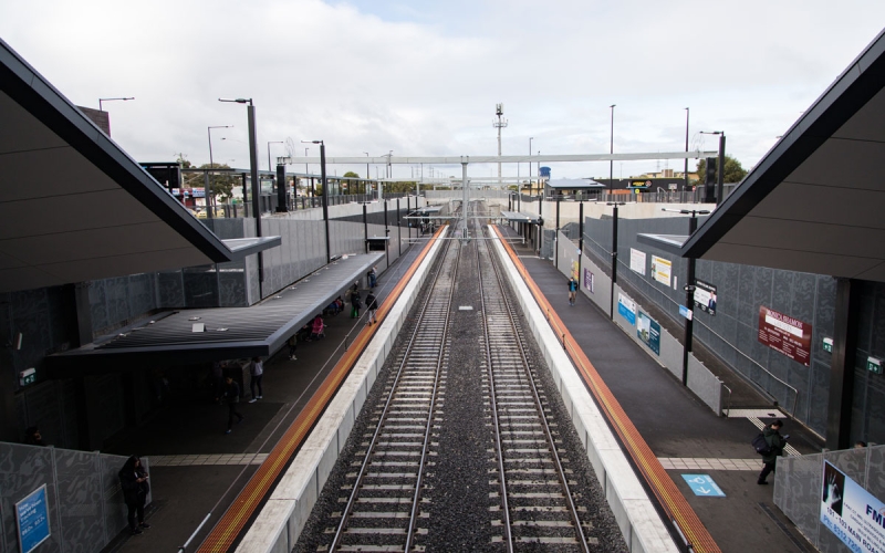 St Albans Train Station received a huge make-over. Credit image: https://levelcrossings.vic.gov.au/projects/furlong-road-st-albans