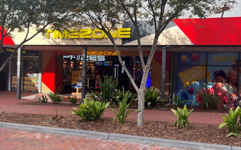 Timezone at Knox Shopping Centre is packed on weekends.