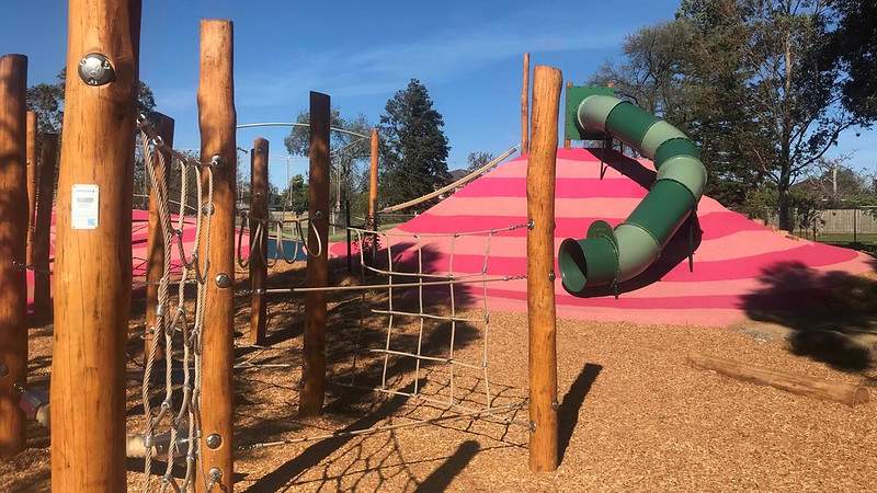 Dendy Park South Playground. Credit image: You'll find many playgrounds and outdoor spaces. Credit image: https://www.bayside.vic.gov.au/services/facilities-and-venues/playground-upgrades-bayside