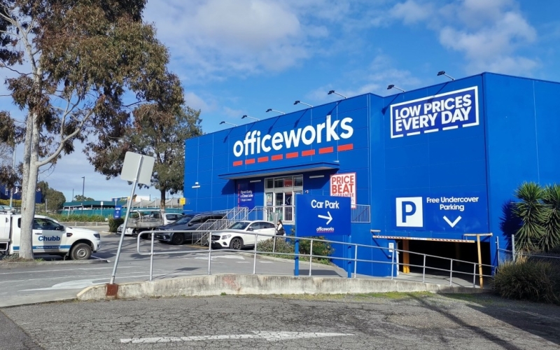 There are many shops to choose from, including places such as Officeworks.