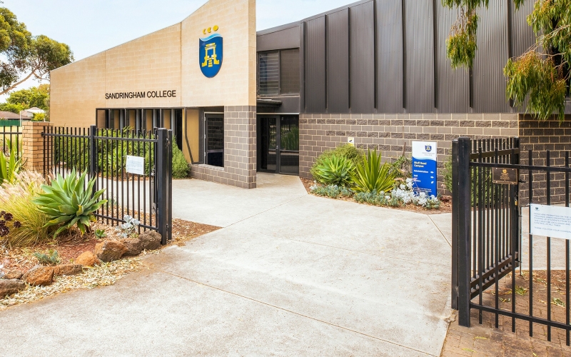 Sandringham College. Credit image: https://sandringhamsc.vic.edu.au/high-school-facilities/