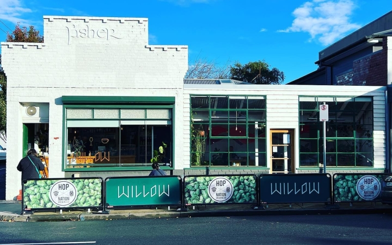 Willow Wine Cafe. Credit image: https://www.facebook.com/willowkingsville