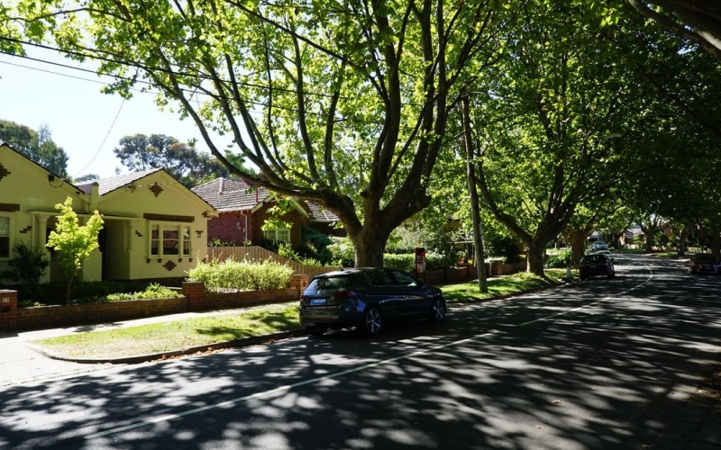 Travancore is a leafy suburb. Credit image: https://vicscreen.vic.gov.au/