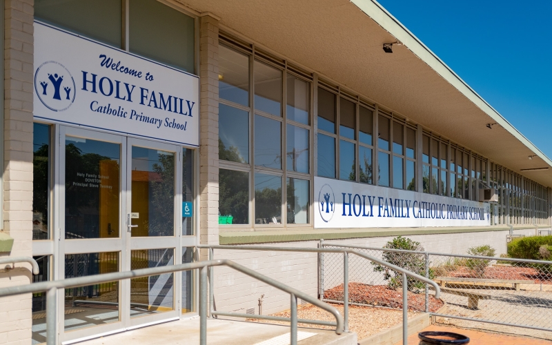 Holy Family Catholic Primary School. Credit image: https://www.facebook.com/photo/?fbid=210743257731056&set=a.210743241064391&locale=zh_CN