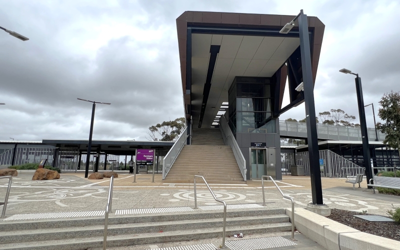 Rockbank train station