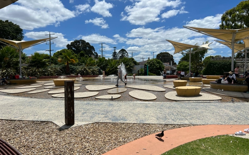 Booran Reserve also features a water park.