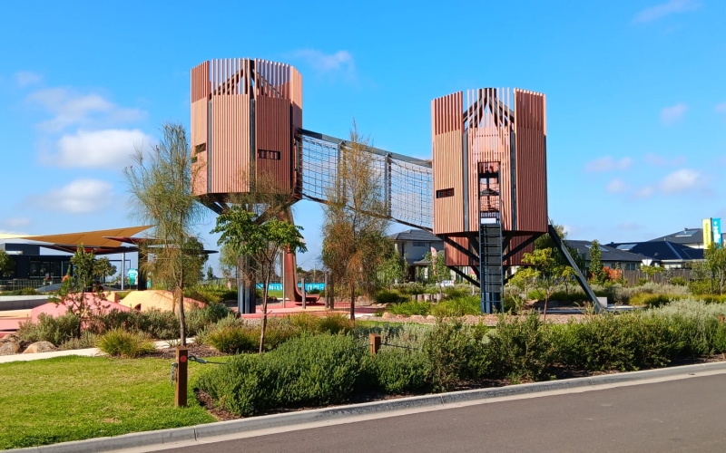 Outdoor playground in Peppercorn Hill Estate