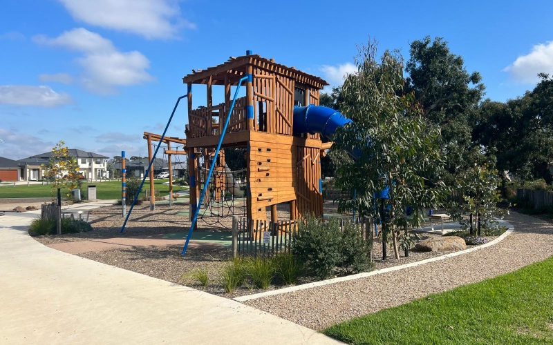 The suburb has introduced many public spaces for family to enjoy