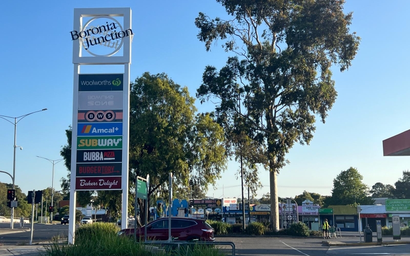 Boronia Junction Shopping Centre.